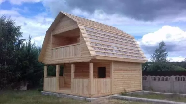 Дачный недорогой Домик из бруса доставка-установка 4