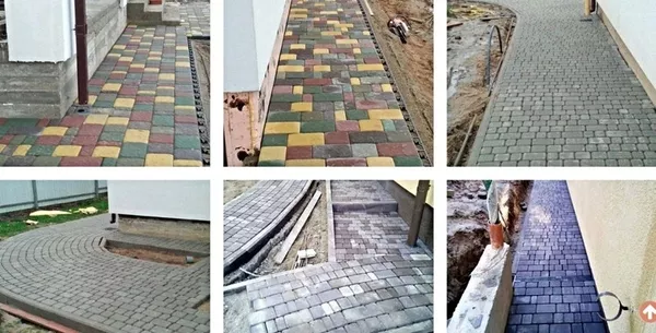 Укладка тротуарной плитки Березинский район 3