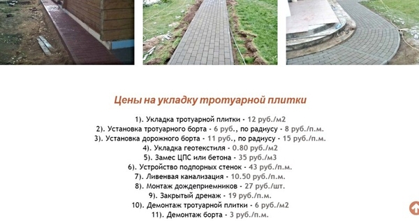 Укладка тротуарной плитки от 50м2 Самохваловичи/Минск 2