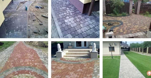 Укладка тротуарной плитки от 50м2 Минск / Крупица 4