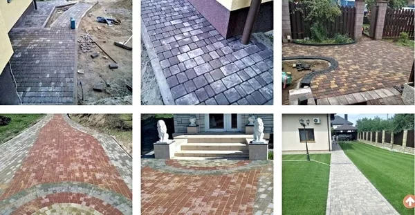 Укладка тротуарной плитки от 50м2 Минск / Хатежино 2