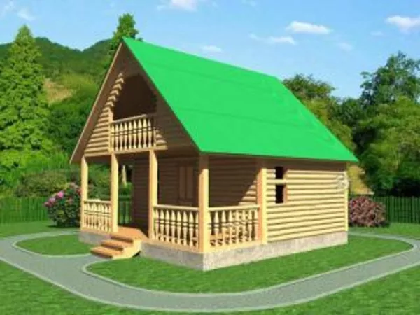 Сруб Бани Офелия из бруса 6х6 установка за 10 дней 5