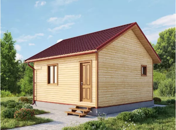 Баня Вежа 6х6 из профилированного бруса сруб 2