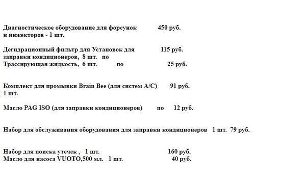 оборудование для автосервиса