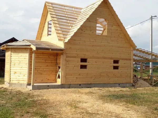 Дом/Баня из бруса срубы на заказ с установкой-10 дней недорого 5