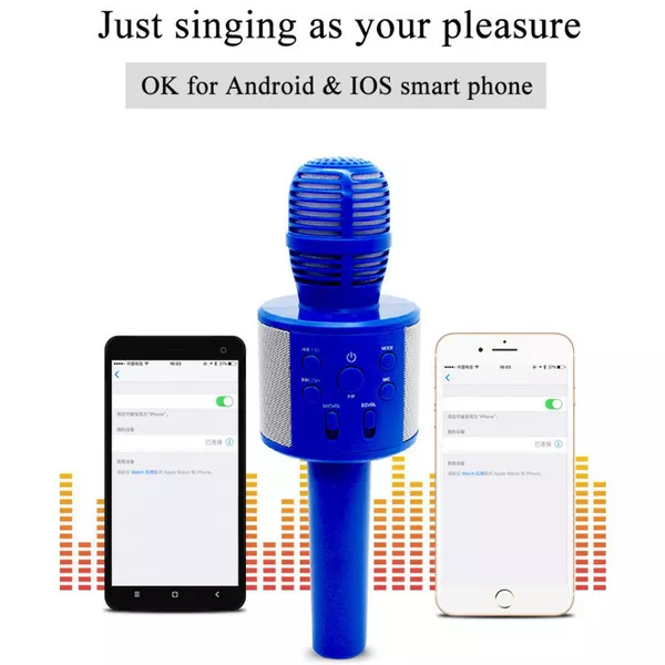Беспроводной Bluetooth Караоке-микрофон 3