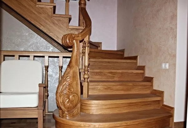 Деревянные лестницы. Изготовления и монтаж 7