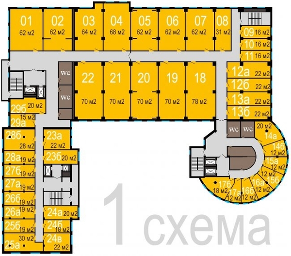 Продаются офисные помещения в б.центре Loft 12-8000 кв.м