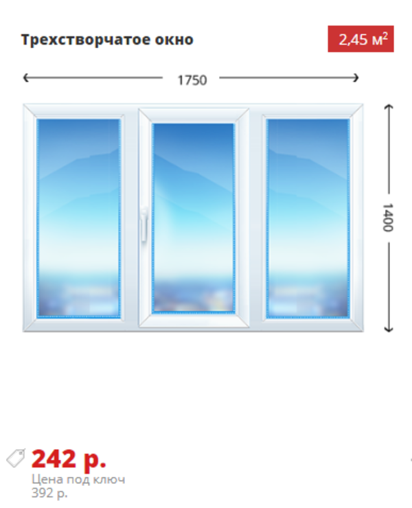 Балконный блок 1550х1400 KBE Эксперт 70 2