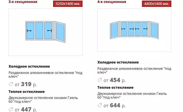 Остекление балконов и лоджий под ключ в Минске и области 2