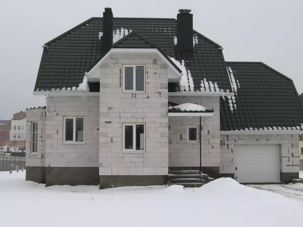 Стоительство домов из блоков под ключ в Воложинском р-не 2