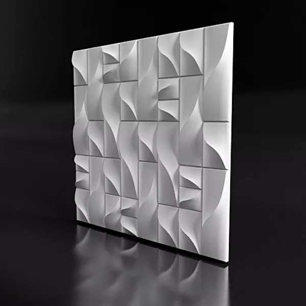 Стеновая 3Д ( 3D) панель Круги (500*500) 5