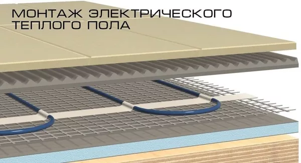 Монтаж электрического теплого пола в Минске 2