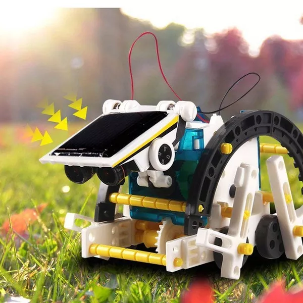 Робот-конструктор Solar 14 в 1 на солнечной батарее! 2