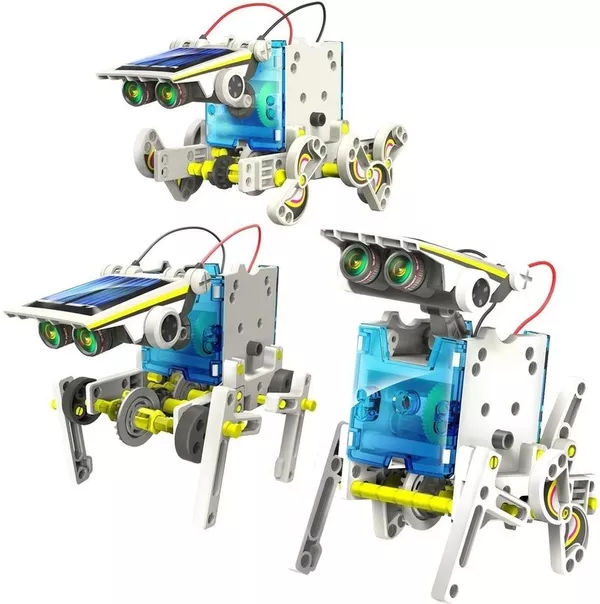 Робот-конструктор Solar 14 в 1 на солнечной батарее! 8