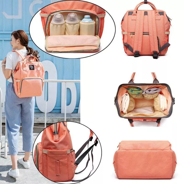 Рюкзак-сумка для мамы Baby Mo (все цвета) 9