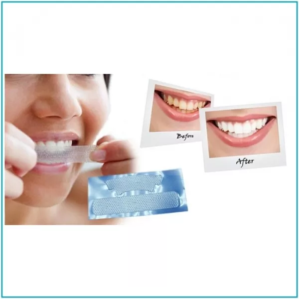 Отбеливающие полоски для зубов 3D White Teeth Whitening Stripes 8