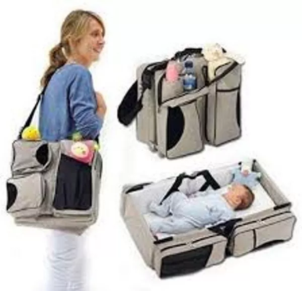 Многофункциональная сумка — детская кровать Baby Travel Bed and Bag 5