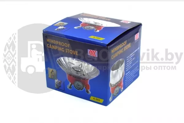 Газовая горелка (плита) Windproof Camping Stove к-203 3