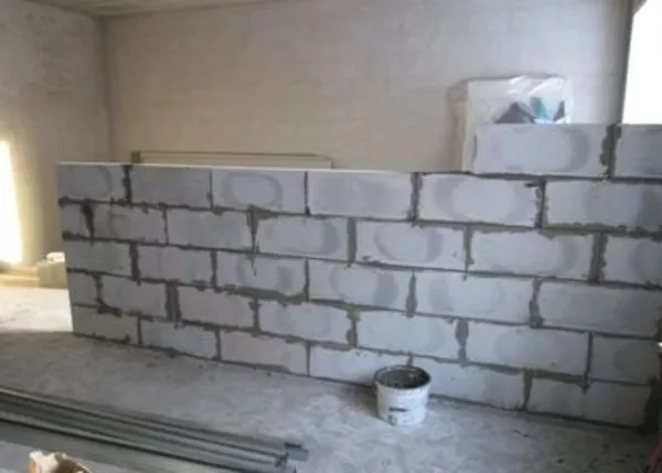 Кладка стен,  перегородок (блоки,  кирпич,  гкл) в Минске 4