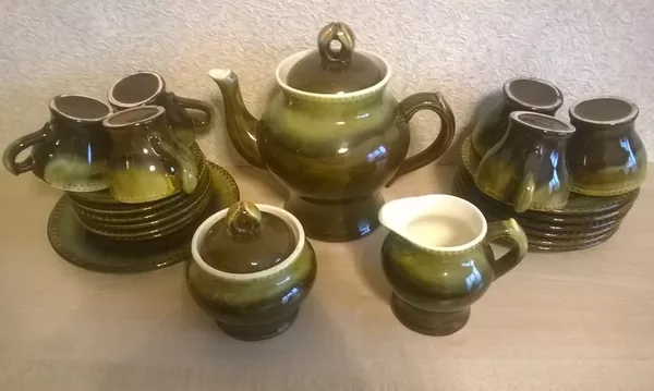Набор чайный (кофейный) из керамики (22 предмета) на 6 персон
