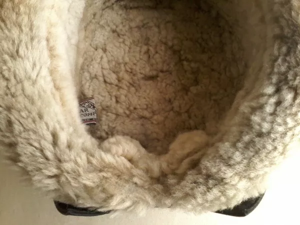 Женская зимняя шапка из натуральной овчины,  размер 58 2