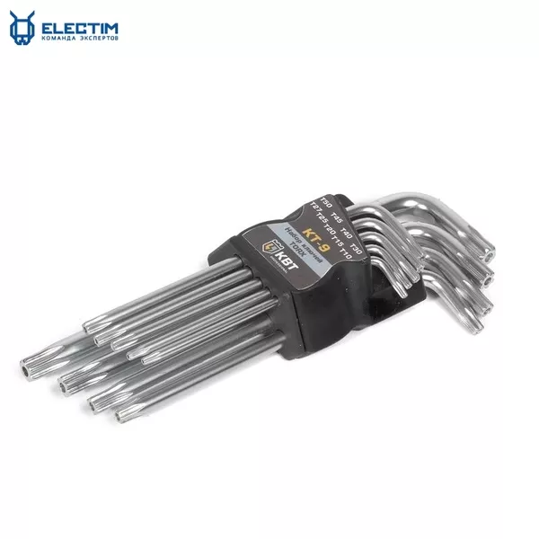 Набор ключей TORX КТ-9 серии KBT-PROFESSIONAL