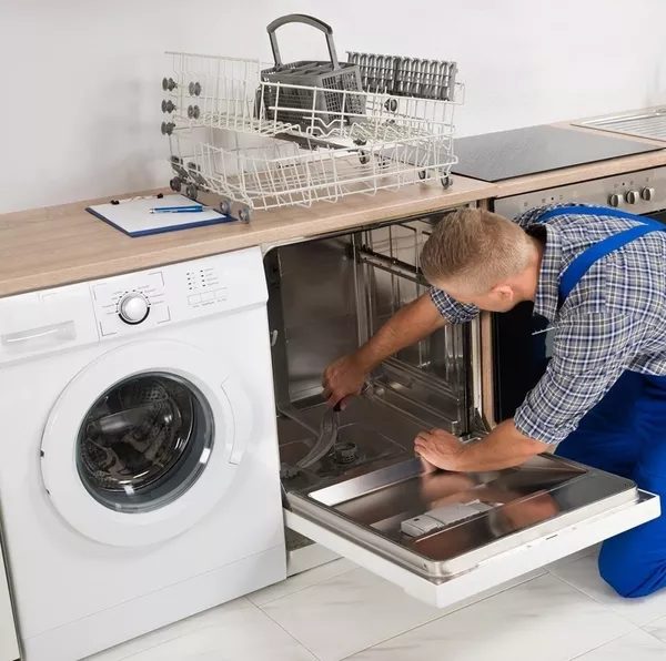 Подключение стиральной посудомоечной машины  2
