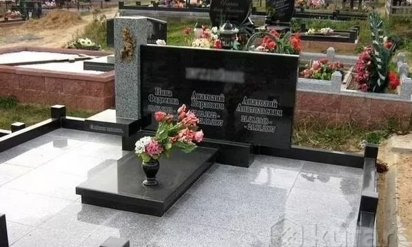 Памятник из гранита двойной под ключ. Минск и обл 6
