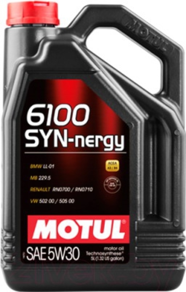 Моторное масло Motul 6100 Syn-nergy 5W30 (5л)