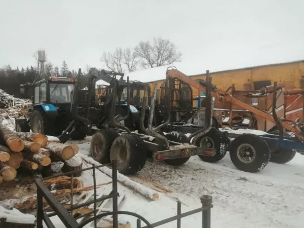 Трактор лесовоз мтз 892.2 с прицепом Palms10b 2018 года 2