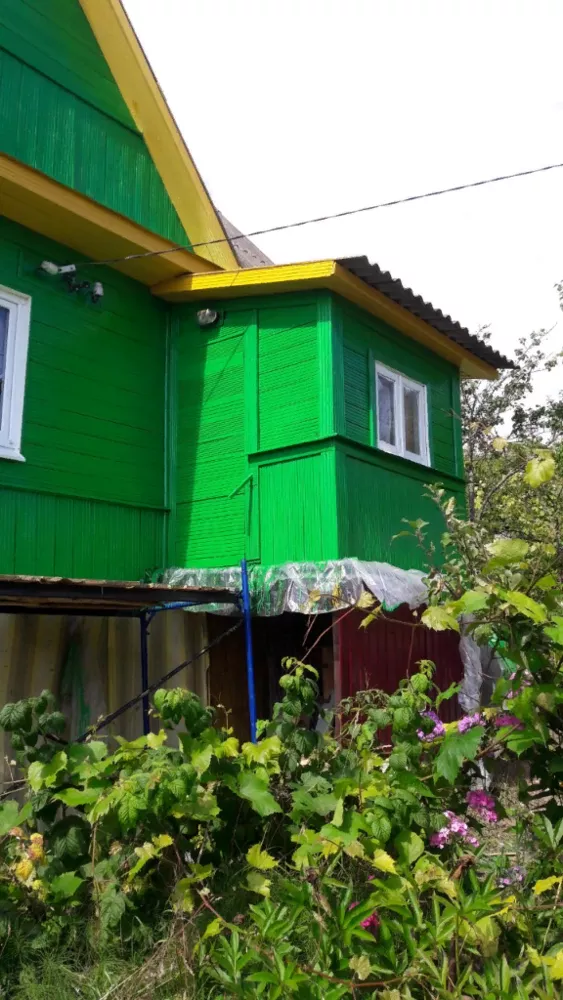 Покраска деревянных домов от 50 руб кв.м 3