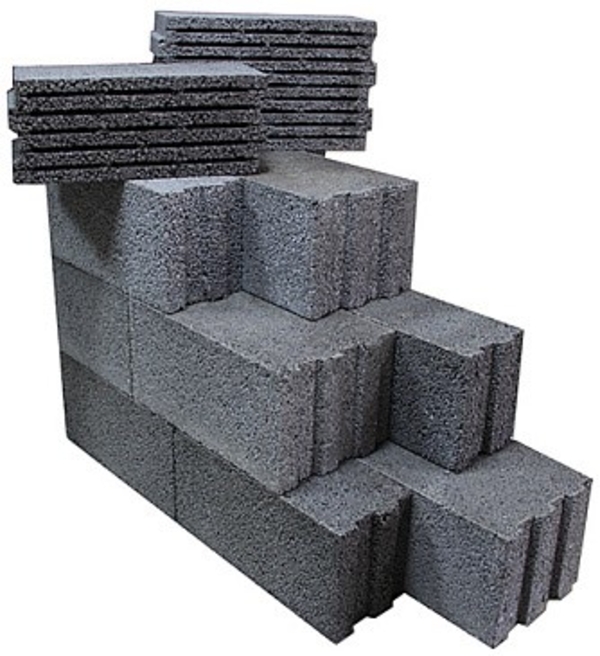 Керамзитобетонные строительные блоки: щелевые и полнотелые.  2