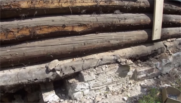 Замена венцов деревянных домов 3