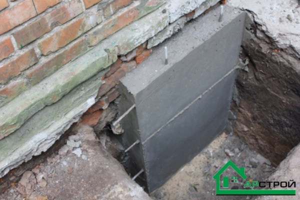 Полное восстановление,  укрепление старых фундаментов 4