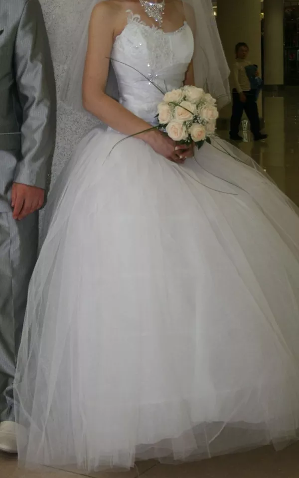 замечательное свадебное платье 2