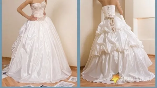 Продам  элегантное свадебное платье 3