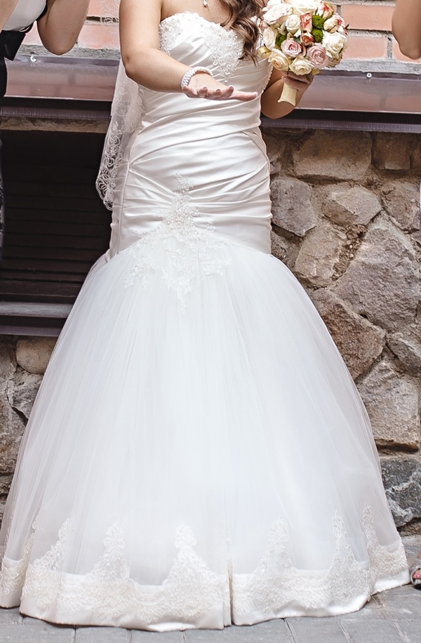 Cвадебное платье для невесты-дюймовочки