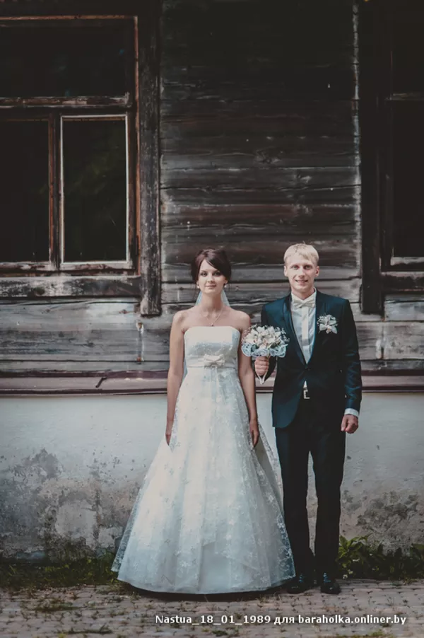 Продам прекрасное свадебное платье,  цвета айвори 2