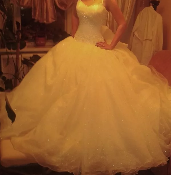 Сверкающее свадебное платье 5