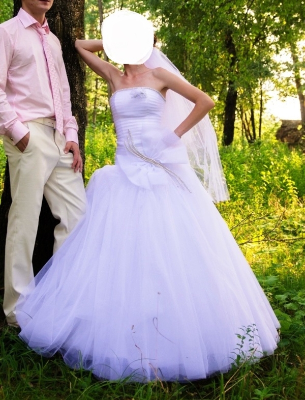 Роскошное свадебное платье  5