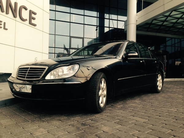 аренда прокат авто Mersedes W220 S500 long  с водителем