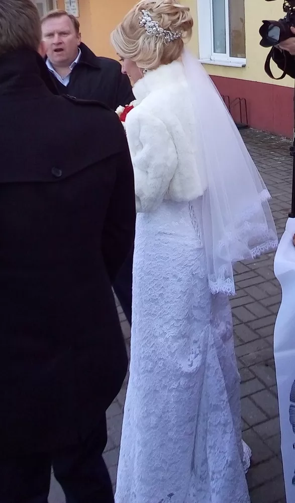 Красивое свадебное платье (р-р 40-44) 3