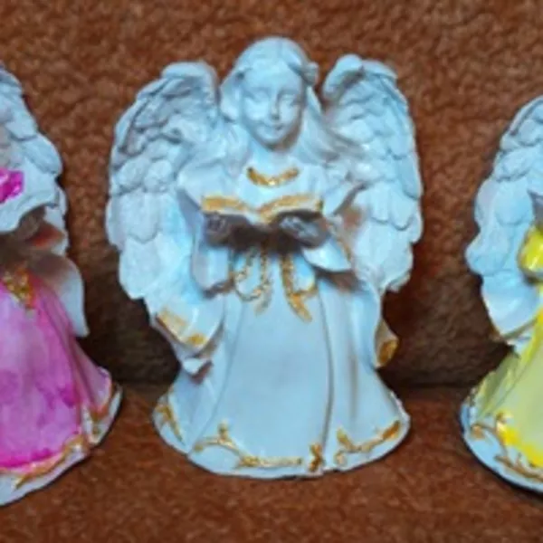 Сувениры. Ангел на тарелке 2